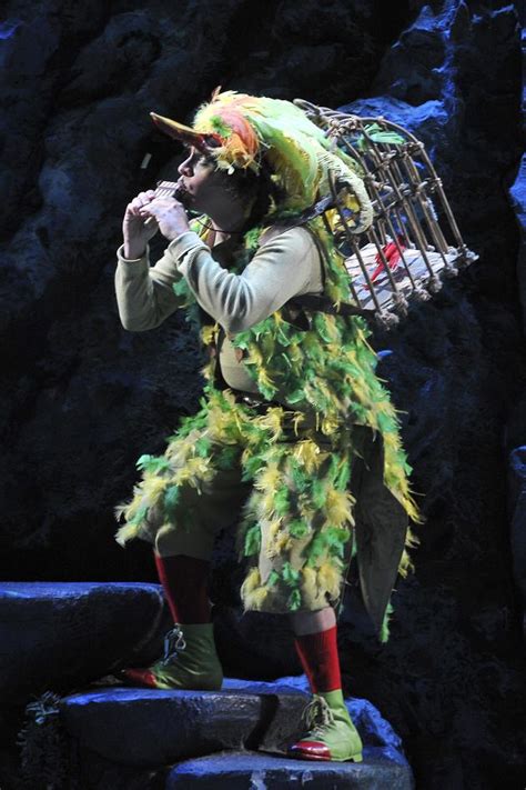 Papageno and the queen of the night in the magic flute